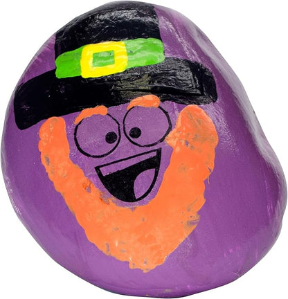 Creativity For Kids Hide and Seek Rock Painting Kit - Arts and Crafts for Kids Ages 6-8+, Gifts for Kids, Craft Kit with 10 Rocks and Waterproof Paint, Small