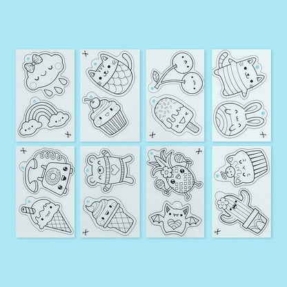 Tiger Tribe: Shrinkies - Sweet Treats - Color & Bake to Create Charms for Jewelry & Keychains, Craft Kit, Kids Ages 5+, Adult Supervision