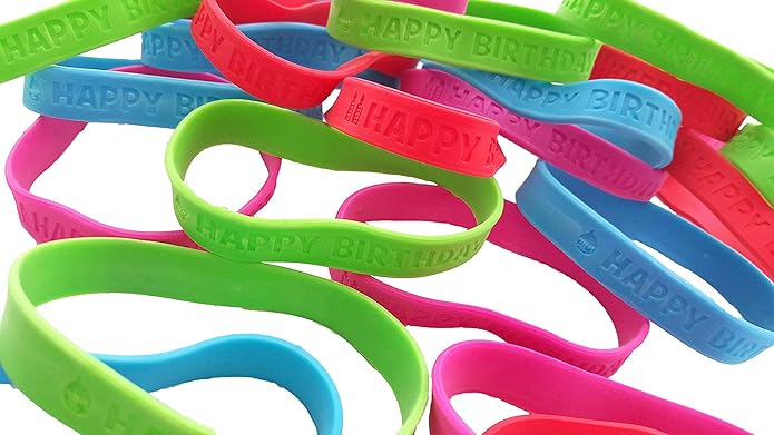 Paw Print Rubber Bracelets, You are Pawsome' Rubber Bracelet Party Favors