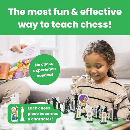Story Time Chess - Chess Sets (Level 3 Tactics Expansion) Chess for Kids, Chess Game Toddlers, Learning Games for Kids, Boys & Girls Ages 3-103
