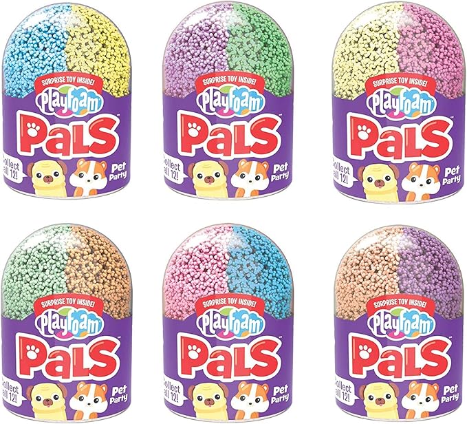 Educational Insights Playfoam Pals Pet Party 6-Pack, Fidget, Sensory, Shaping Fun, Ages 3+