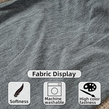 Recliner Chair Covers Lazy Boy Recliner Covers Armchair Cover Blanket Sofa Thick Soft Fabric Living Room Bedroom Throw Washable Sofa Slipcovers for Pets Kids (Gray)