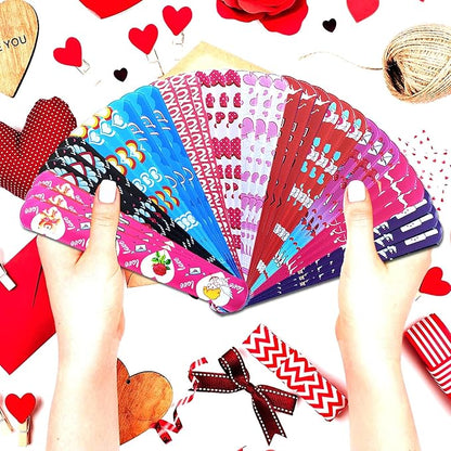 36 Pcs Valentines Day Slap Bracelets for Kids, Valentines Day Bulk Wristbands Toys for Valentines Favors Supplies, Birthday Giveaways, Classroom Prizes Exchanging Gifts