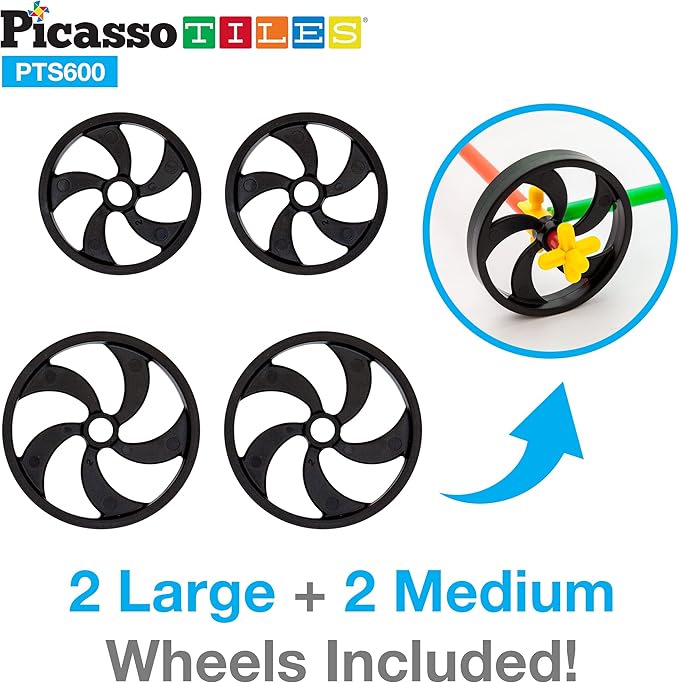 PicassoTiles 600pc Construction Toy Straw Building Set Children STEM Learning Interlocking Building Toys Creative Straw Connecting Builder Kits Early Education Kit for Kids Boys & Girls Ages 3+ PTS600