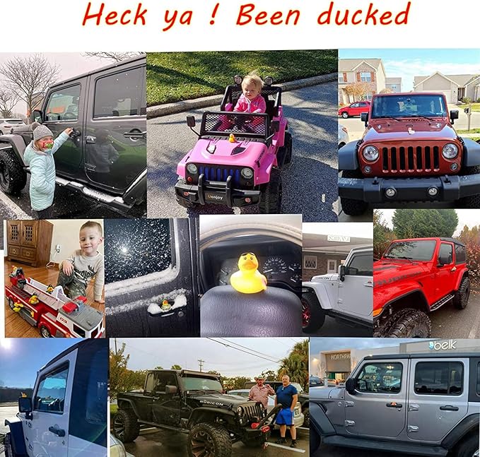 XY-WQ 50 Pack Rubber Duck for Jeeps Ducking - 2.3 Inch Bulk Floater Duck for Kids - Baby Bath Toy Assortment - Party Favors, Birthdays, Bath Time, and More (50 Varieties)