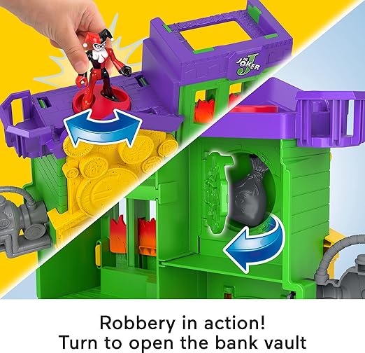 Fisher-Price Imaginext DC Super Friends Batman Toy, Crime Alley Playset with Figures & Accessories for Preschool Kids Ages 3+ Years