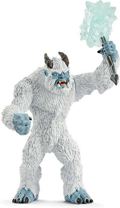 Schleich Eldrador Creatures Mythical Ice Creature with Frozen Hammer Figurine - Icy Monster Action Toy with Movable Arms and Ice Hammer Accessory, Durable Toy for Boys and Girls, Gift for Kids Ages 7+