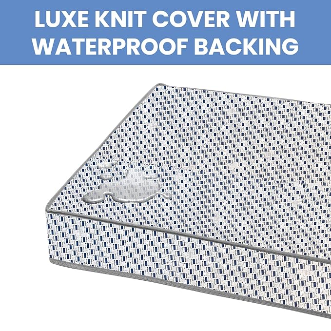 Simmons Kids Radiant Sky Dual Sided Baby Crib Mattress and Toddler Mattress, Waterproof, GREENGUARD Gold and CertiPUR-US Certified, Firm Plant-Based Foam, 5 Year Warranty, Made in USA