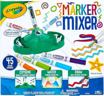 Crayola Marker Mixer Art Kit, Washable Marker Set, Easy Craft Kit for Kids, Gift for Kids Age 6+