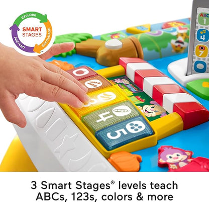 Fisher-Price Baby to Toddler Toy Laugh & Learn Around The Town Learning Activity Table with Music & Lights for Infants Ages 6+ Months (Amazon Exclusive)