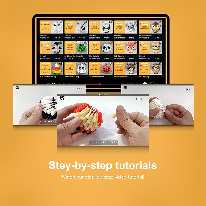 Creative Soft Building Blocks, Cute Animal kit Assembling Building Toys Gifts for Kids and 6+ Interactive Building Toy for Kids, Boys, and Girls (1104-FOX)