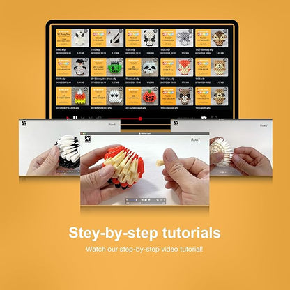 Creative Soft Building Blocks, Cute Animal kit Assembling Building Toys Gifts for Kids and 6+ Interactive Building Toy for Kids, Boys, and Girls (1104-FOX)