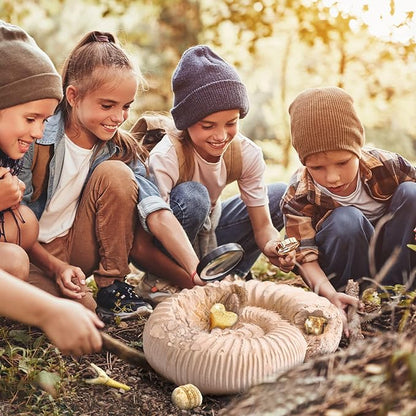 Byncceh Mega Fossil Dig Kit - Excavate 12 Prehistoric Fossils, Shark Teeth, Dinosaur Poop, Fossil Fish, Paleontology Educational STEM Science Toys for Kids Gifts for Girls & Boys