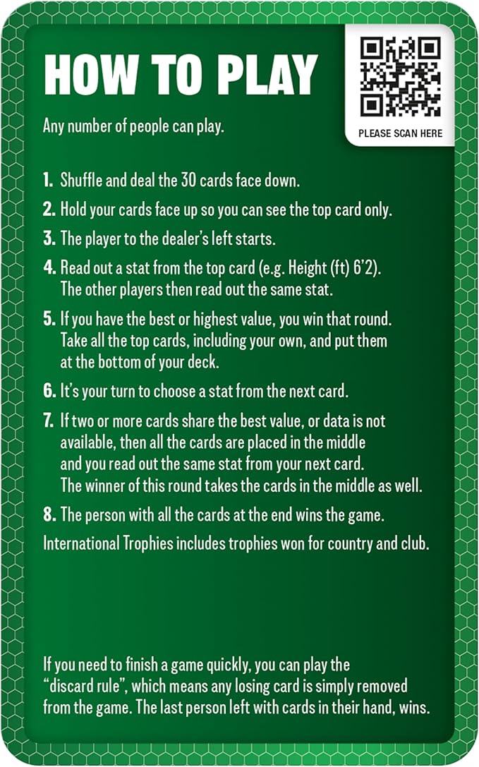 Top Trumps Card Game World Soccer Stars - Family Games for Kids and Adults - Learning Games - Kids Card Games for 2 Players and More - Kid War Games - Card Wars - for 6 Plus Kids