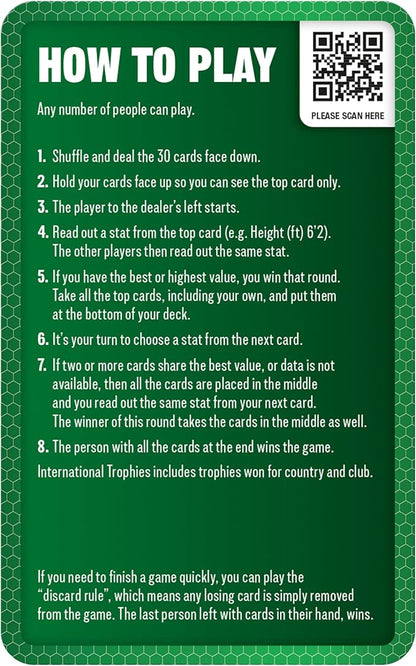 Top Trumps Card Game World Soccer Stars - Family Games for Kids and Adults - Learning Games - Kids Card Games for 2 Players and More - Kid War Games - Card Wars - for 6 Plus Kids