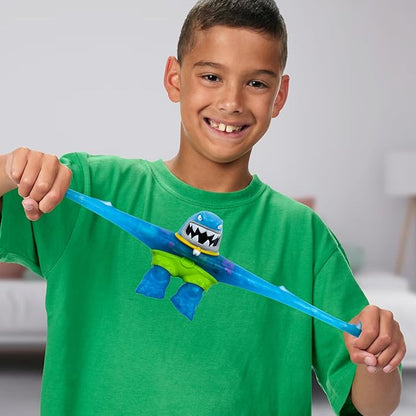 Heroes of Goo Jit Zu Hero Creator Thrash with 3 Unique goo fillings, Mix, Fill & Create Your own Stretchy Action Figure, Play Again and Again