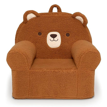 Delta Children Deluxe Cozee Chair, Brown Teddy Bear