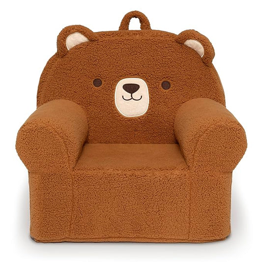 Delta Children Deluxe Cozee Chair, Brown Teddy Bear