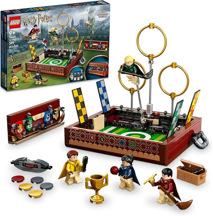 LEGO Harry Potter Quidditch Trunk 76416 Buildable Harry Potter Toy; Birthday Gift Idea for Kids Aged 9+; Open the Buildable Box to Reveal a Quidditch Playing Arena; Includes 4 Customizable Minifigures