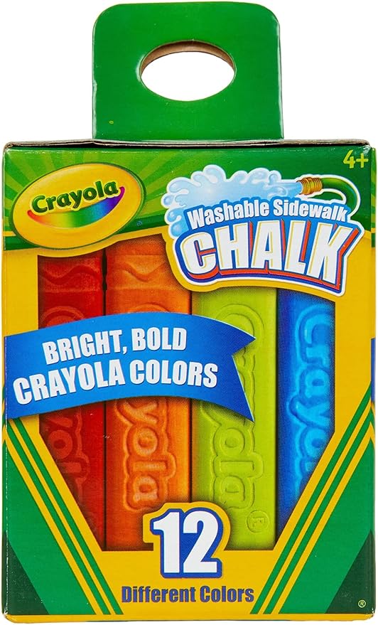 Crayola 51-2012 Sidewalk Chalk 12 Count