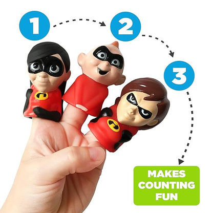 Disney Finger Puppets - Party Favors, Educational, Classroom Rewards, Bath Toys, Incredibles 2