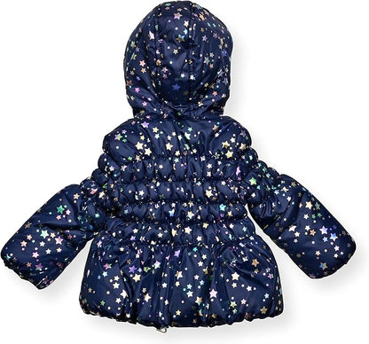 Arctic Quest Little Girls Bib Snow Pants and Ski Jacket Water-Resistant Snowsuit For Kids Winter Jacket For Girls