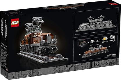 LEGO Crocodile Locomotive 10277 Building Kit; Recreate The Iconic Crocodile Locomotive with This Train Model; Makes a Great Gift Idea for Train Enthusiasts Lovers (1,271 Pieces)
