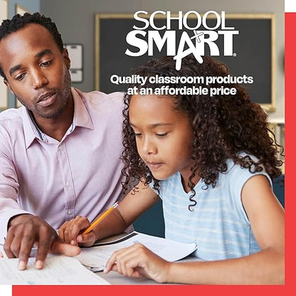 School Smart Modeling Clay for School and Home Use, Permanently Soft Design, 5 Pounds, Assorted Primary Colors