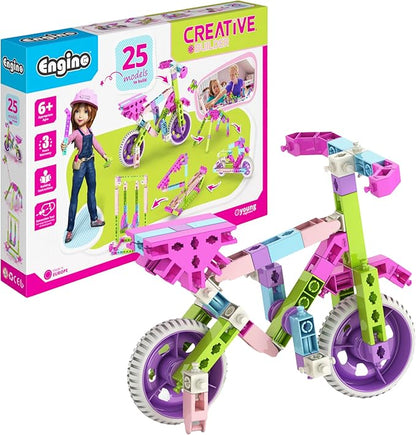 Engino STEM for Girls, Building Toys for Ages 6+, 25 Model Set, Educational Playset, Construction Toys, Gifts for Girls, STEM Projects