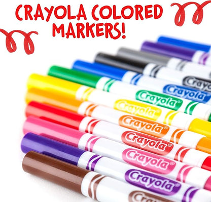 Crayola Broad Line Markers - Yellow (12ct), Markers For Kids, Bulk School Supplies For Classrooms & Teachers