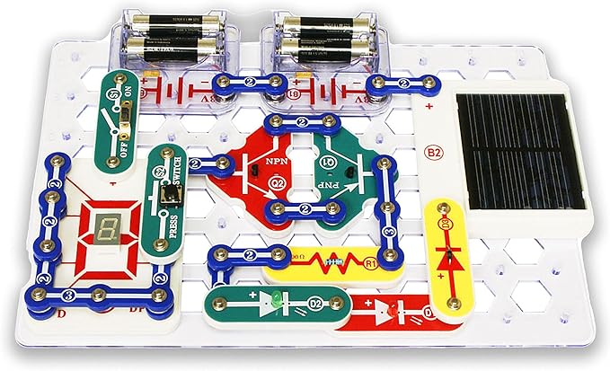 Snap Circuits Extreme SC-750R Electronics Exploration Kit + Student Training Program with Student Study Guide | Perfect for STEM Curriculum
