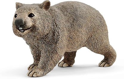 Schleich Wild Life, Realistic Australian Animal Toys for Kids Ages 3 and Above, Wombat Toy Figurine