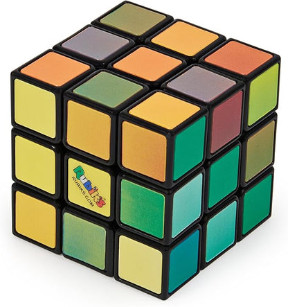 Rubik’s Cube, Impossible Cube, Advanced Color-Matching Puzzle, The Original 3x3 Rubik's, Twisting Fidget Toy, Challenging Brain Teaser & Sensory Puzzle for Adults, Teens, & Kids, for Ages 8 & Up