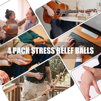 KDG Motivational Stress Balls(6 Pack) for Kids and Adults,Stress Relief Ball with Quetos to Rrelieve Anxiety and Manage Anger