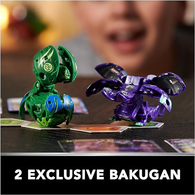 Bakugan Legends, Baku-tin, Gargonoid X Webam (Exclusive, Mystery Core, 2 Gate Cards, 4 Baku-Cores, Collectible Action Figures, Ages 6 and Up
