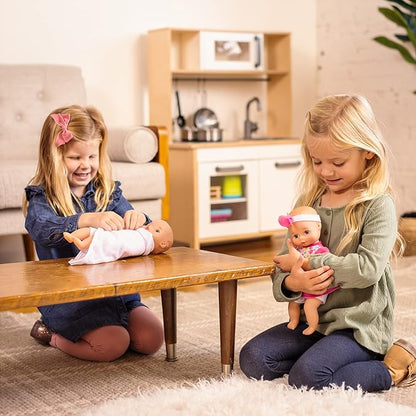 Baby's First (Bilingual - English-Spanish) 12" Farm Animal Friends Cow Soft & Cuddly Singing Musical Doll, Sings Old McDonald Had a Farm