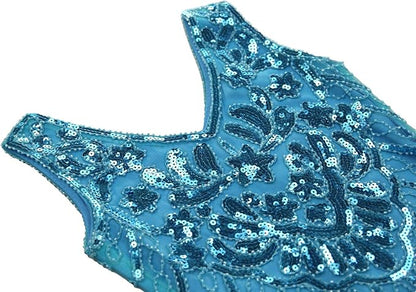 1920's Sequins Flapper Dress Children's Day Gift Party Halloween Costumes for Girls Accessories Set