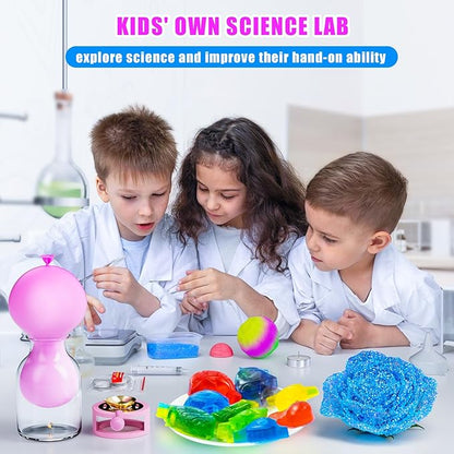 110 Lab Experiments Science Kits for Kids - STEM Projects Educational Scientific Toys for kids 6 7 8 9 10 12 Years Old, Christmas Birthday Gifts for Boys and Girls, Chemistry Set, Learning & Education