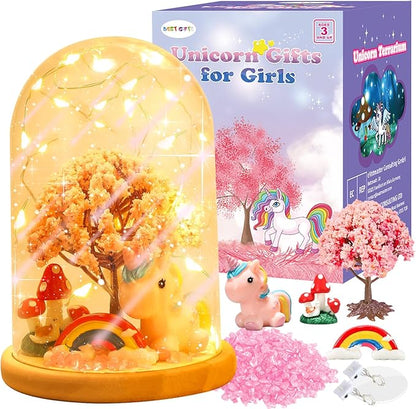 HONGID Make Your Own Unicorn Night Light - Unicorn Craft Kit for Kids,Unicorn Toys for Girls,Kids Christmas Gifts for Teen Girls Age 3+