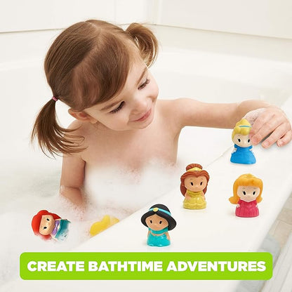 Disney Princess 5 Piece Finger Puppet Set - Party Favors, Educational, Bath Toys, Floating Pool Toys, Beach Toys, Finger Toys, Playtime