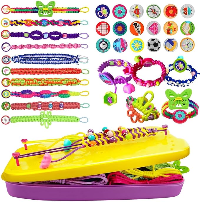 Arts and Crafts for Kids Ages 8-12,Bracelet Making Kit for Girls,Girls Toys Gifts for 6 7 8 9 10 11 12+ Year Old Girl Gift Ideas On Christmas Birthday