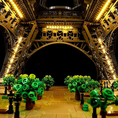 BRIKSMAX Led Lighting Kit for LEGO-10307 Eiffel Tower - Compatible with Lego Architecture Building Blocks Model- Not Include Lego Set