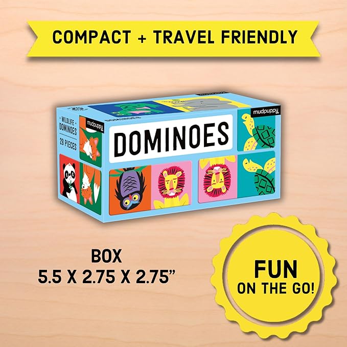 Mudpuppy Wildlife Dominoes