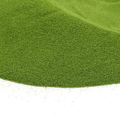 Shiny Stone Colorful Sand,Rainbow Sand,Art Sand,Colored Sand,Craft Sand,Decorative Wedding Vibrant Sand, 250g/0.55lbs/8.81oz for Kids Creativity Wedding Succulent Terrarium Vase (Grass Green)