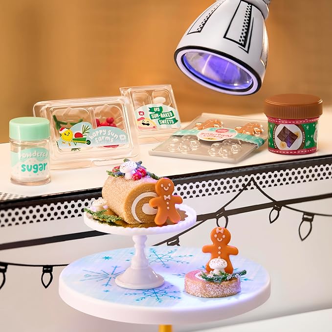 MGA's Miniverse Make It Mini Holiday 3 Pack Series Mini Collectibles - Seasonal, Blind Packaging, DIY, Resin Play, Replica Food, NOT Edible, Collectors, 8+