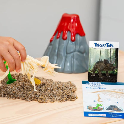Educational Insights GeoSafari Jr. Dino Discovery Dig Triceratops Fossil Kit, Science Toy, Giftr for Boys & Girls, Ages 4+
