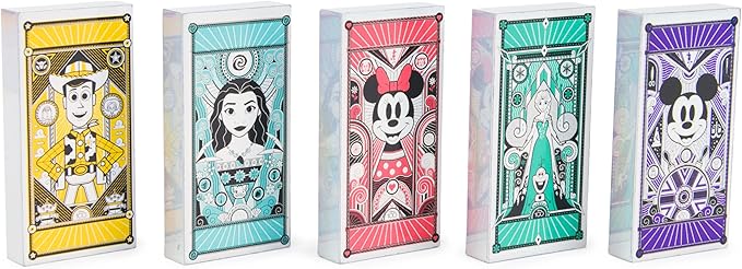 Spin Master Games Disney 100th Anniversary H5 Domino Creations 200 Dominoes & Accessories Domino Artist Lily Hevesh, Disney Gifts Dominoes Set for Adults & Kids Ages 5+