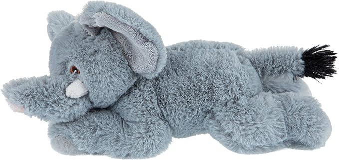 Wild Republic EcoKins Mini African Elephant Stuffed Animal 8 inch, Eco Friendly Gifts for Kids, Plush Toy, Handcrafted Using 7 Recycled Plastic Water Bottles