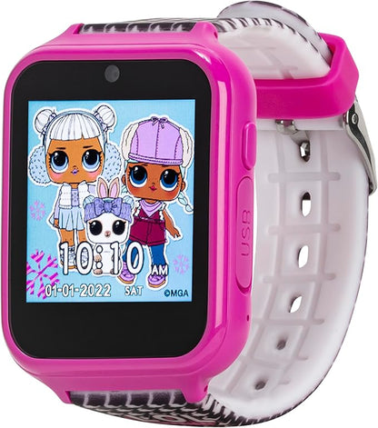 LOL Surprise Kids Smart Watch with Camera, Games, Voice Recorder, Step Counter, 10 Unique Watch Faces, Alarm, Timer, and Calculator - Fun Tech Toy for Kids