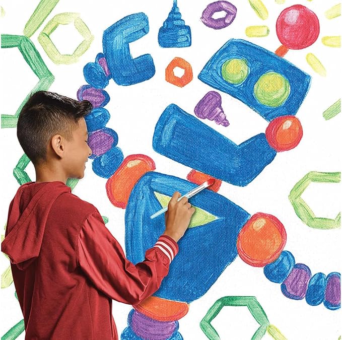 Crayola Washable Paint (12ct), Bulk Paint Set for Kids, Nontoxic Paint, Kids Craft Supplies, Teacher Classroom Must Have, 16 Oz